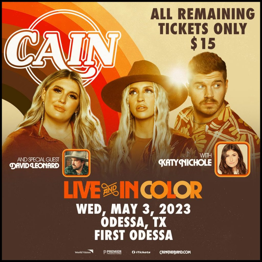 CAINLive & in Color Tour w/Katy Nichole & Special guest David Leonard