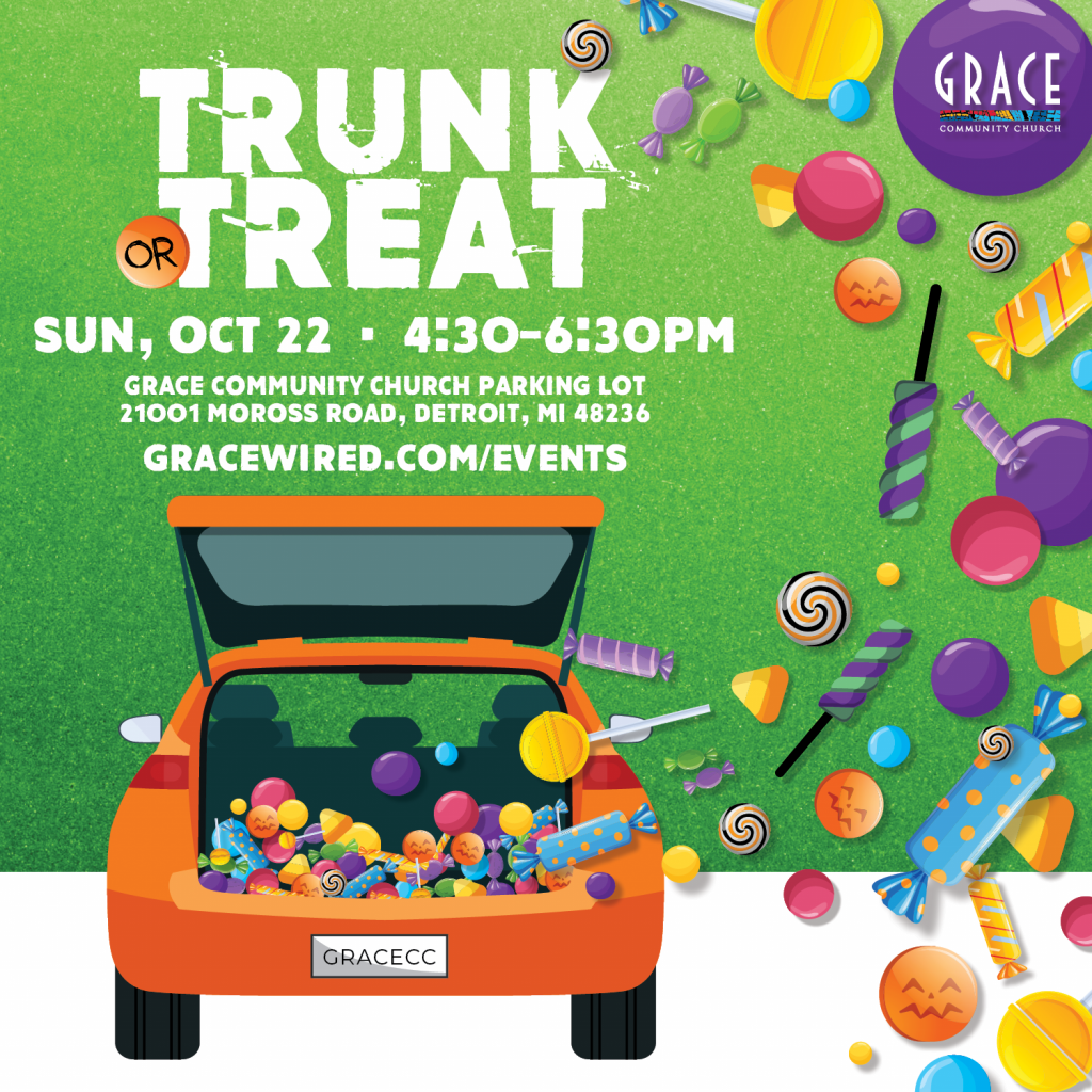 GRACE COMMUNITY CHURCH TRUNK OR TREAT 2023 (DETROIT) Family Life Radio